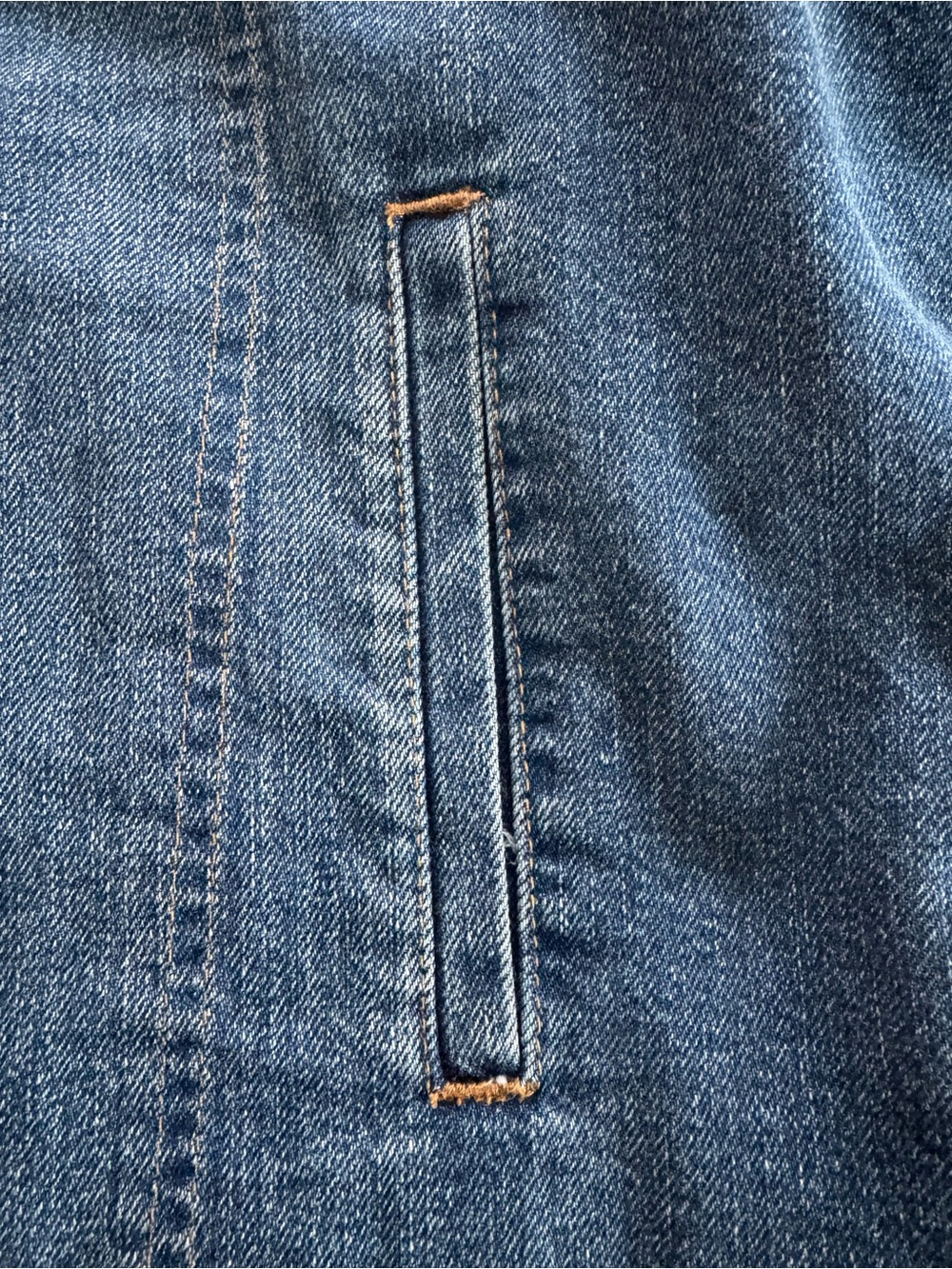 Madewell Denim Jacket with Cream Sherpa Collar - Picture 6 of 6